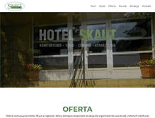 Tablet Screenshot of hotel-skaut.pl